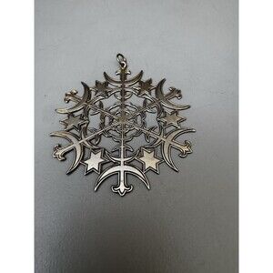 Rare Genuine 1973 MMA Sterling Christmas Ornament Metropolitan Museum of Art